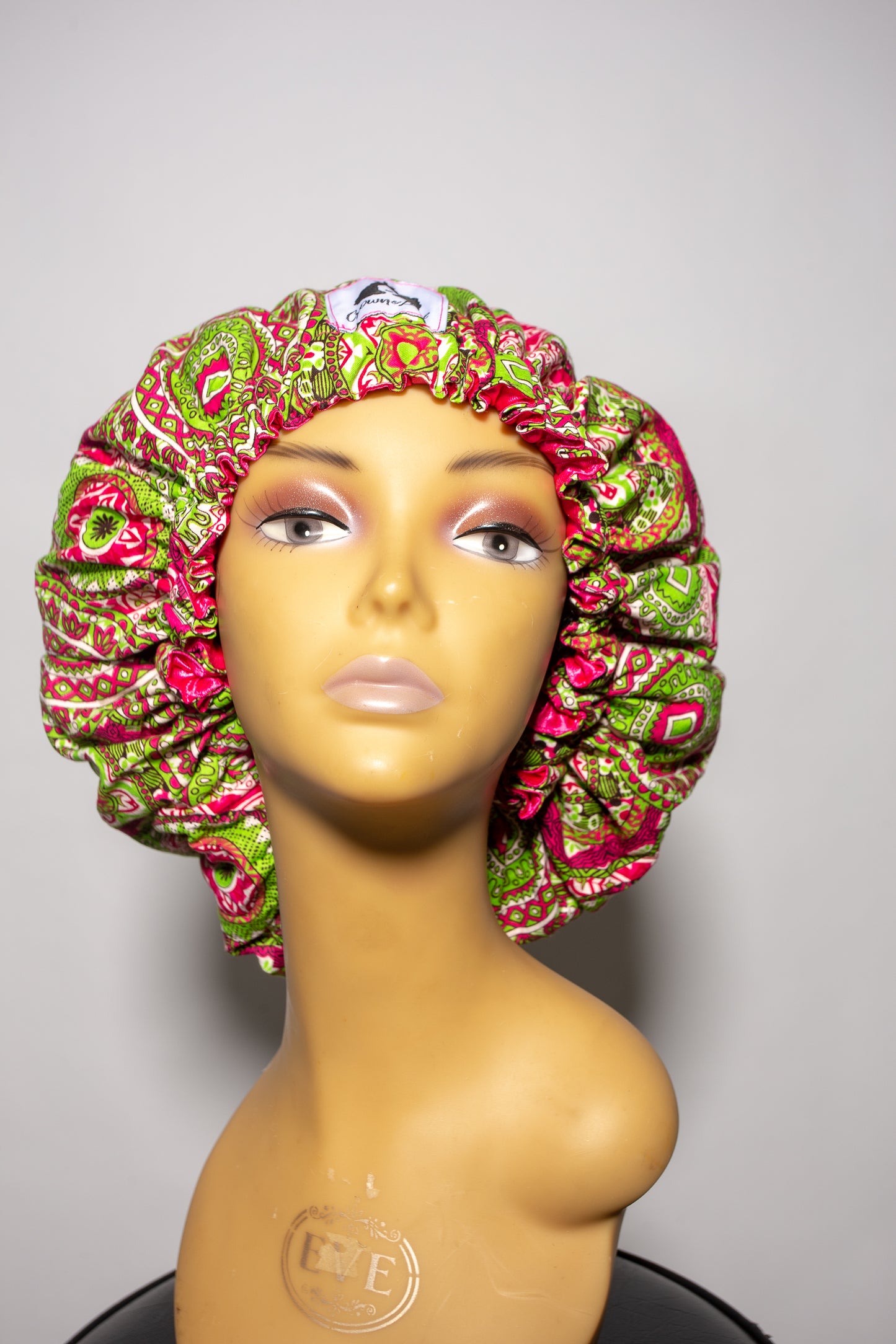Imani African Satin Lined Bonnet
